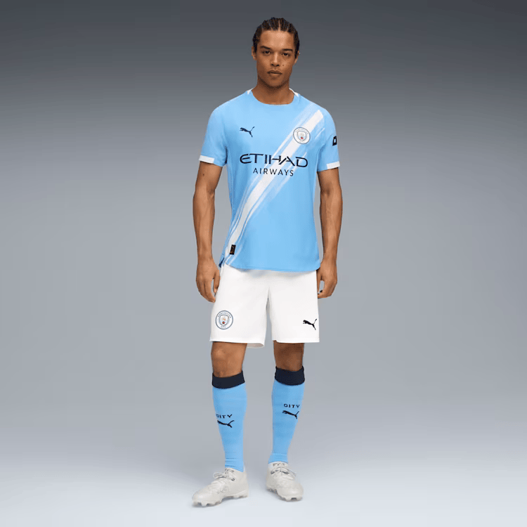 Manchester City 25/26 Football Home Jersey with Shorts