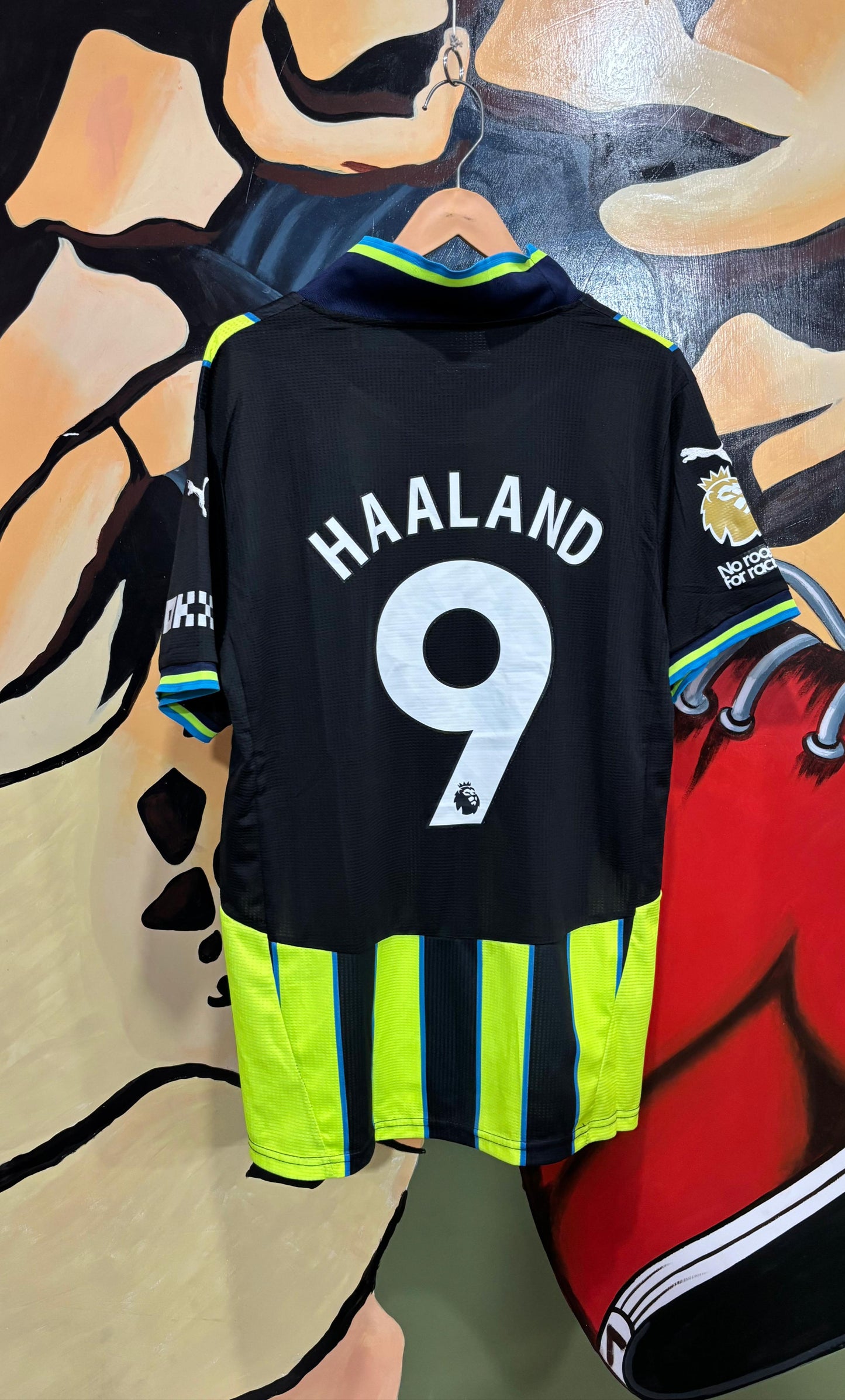 Manchester City Haaland 24/25 Football Away Jersey Stadium Edition without Shorts