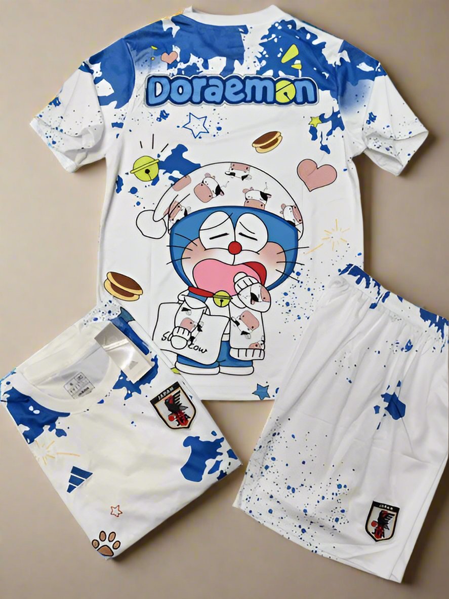 Japan X Doraemon 24/25 Special Edition Football Jersey with Shorts