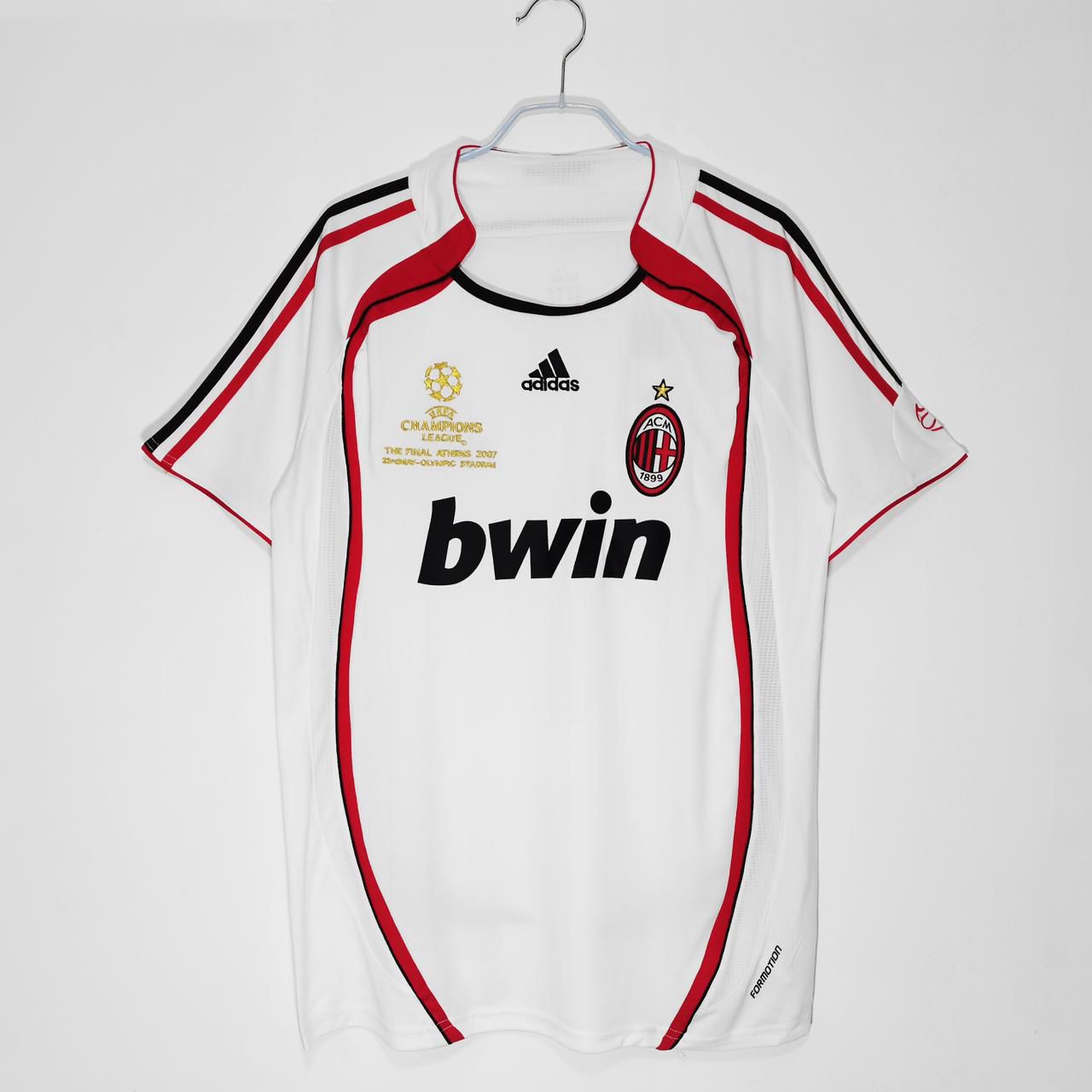 AC Milan Champions League The Final Athens 2007 Retro Away Jersey with Shorts