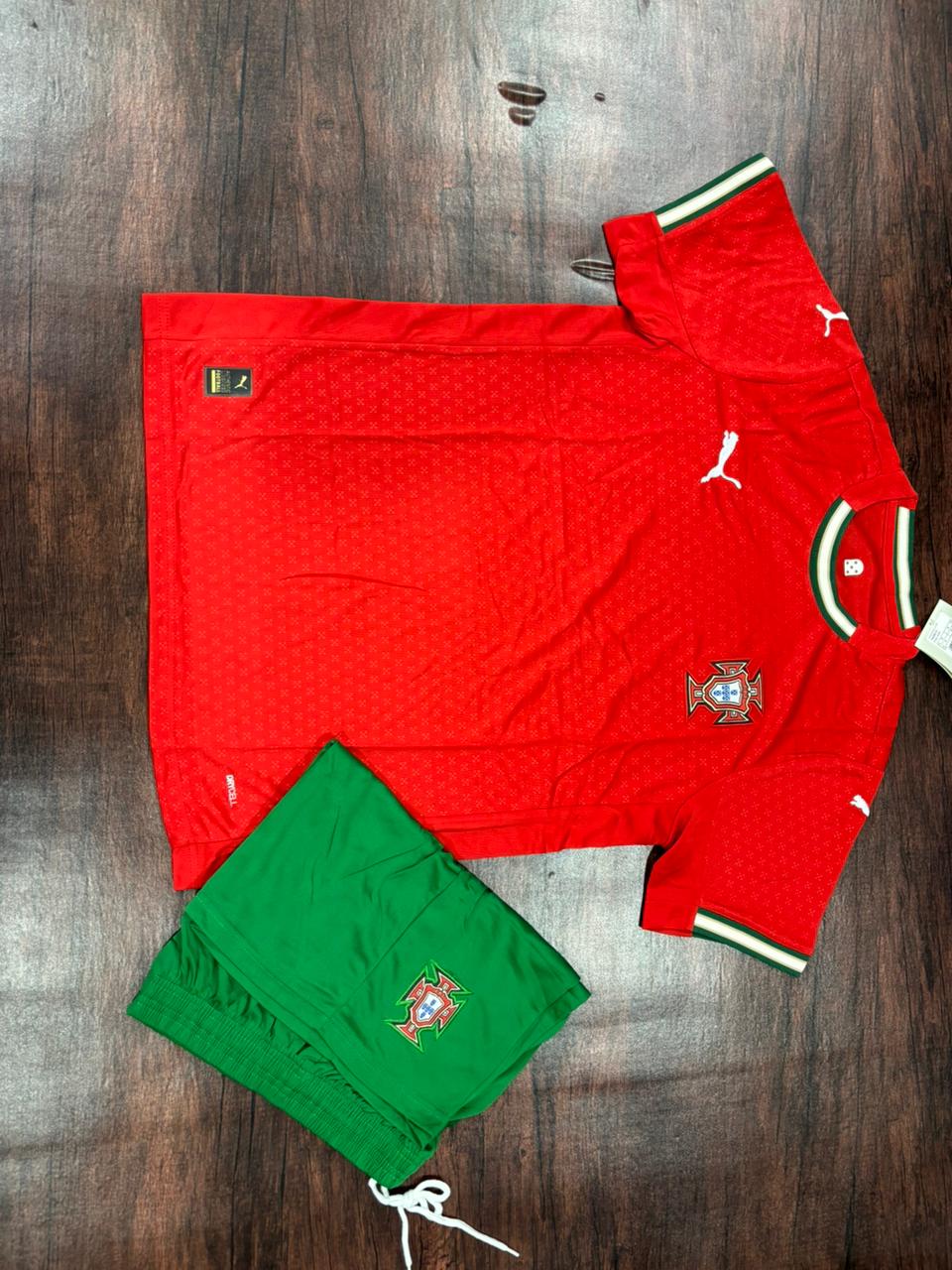 Portugal Home 2025 Football Jersey with Shorts