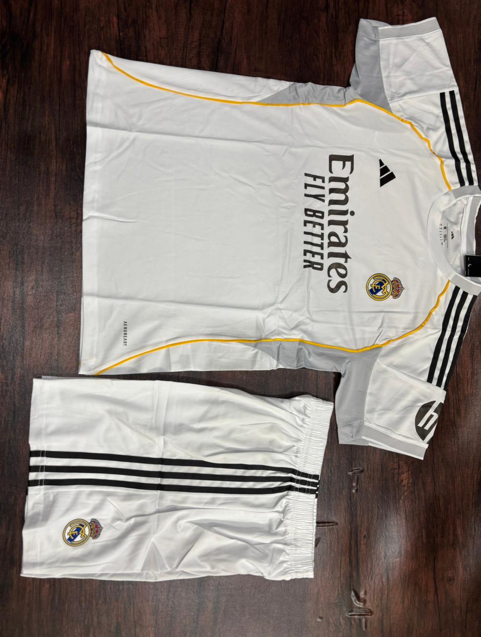 Real Madrid 25/26 Home Jersey with Shorts