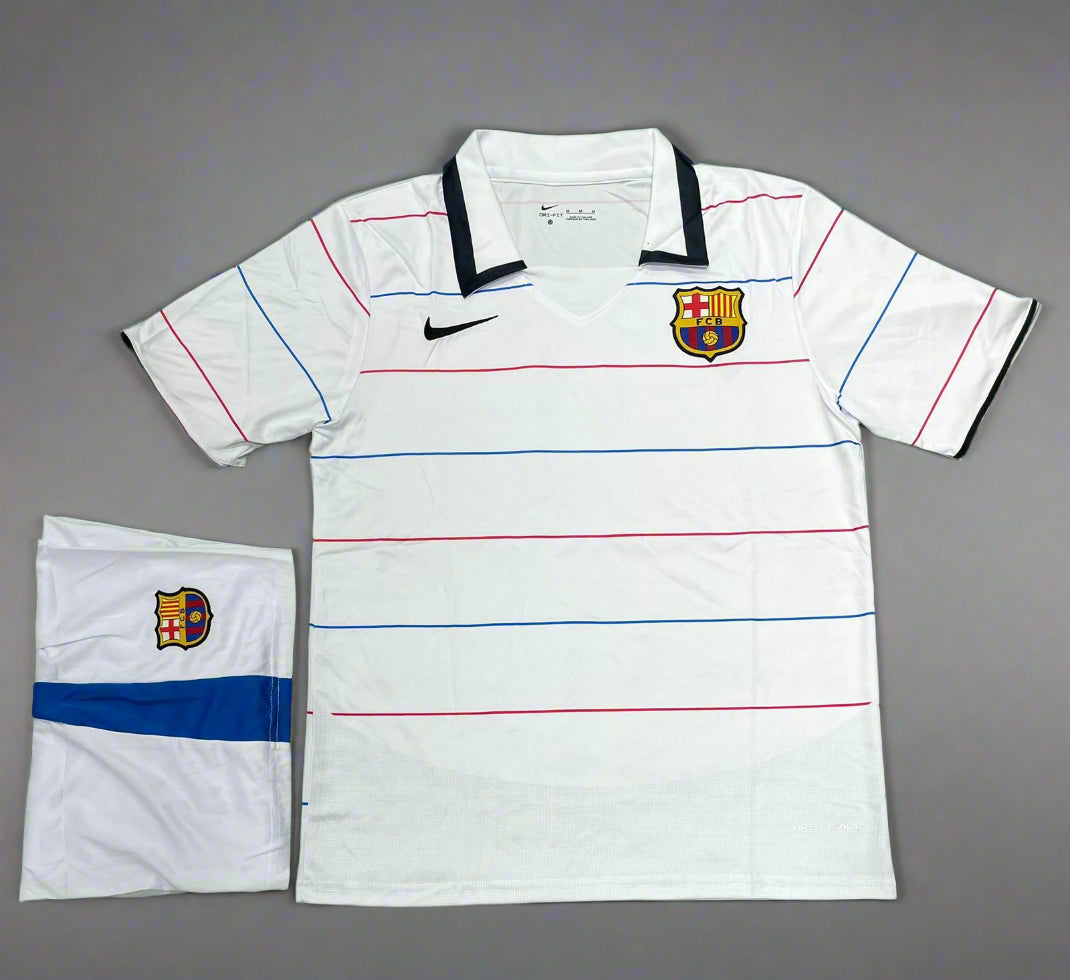 F.C. Barcelona 2003-04 Retro Away Jersey with Shorts