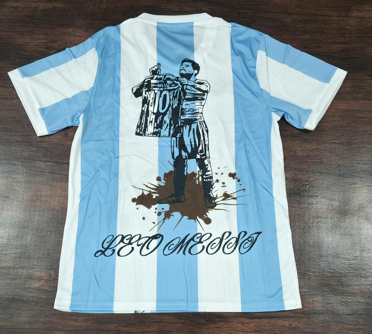 Argentina Lionel Messi World Cup Limited Edition Jersey without Shorts