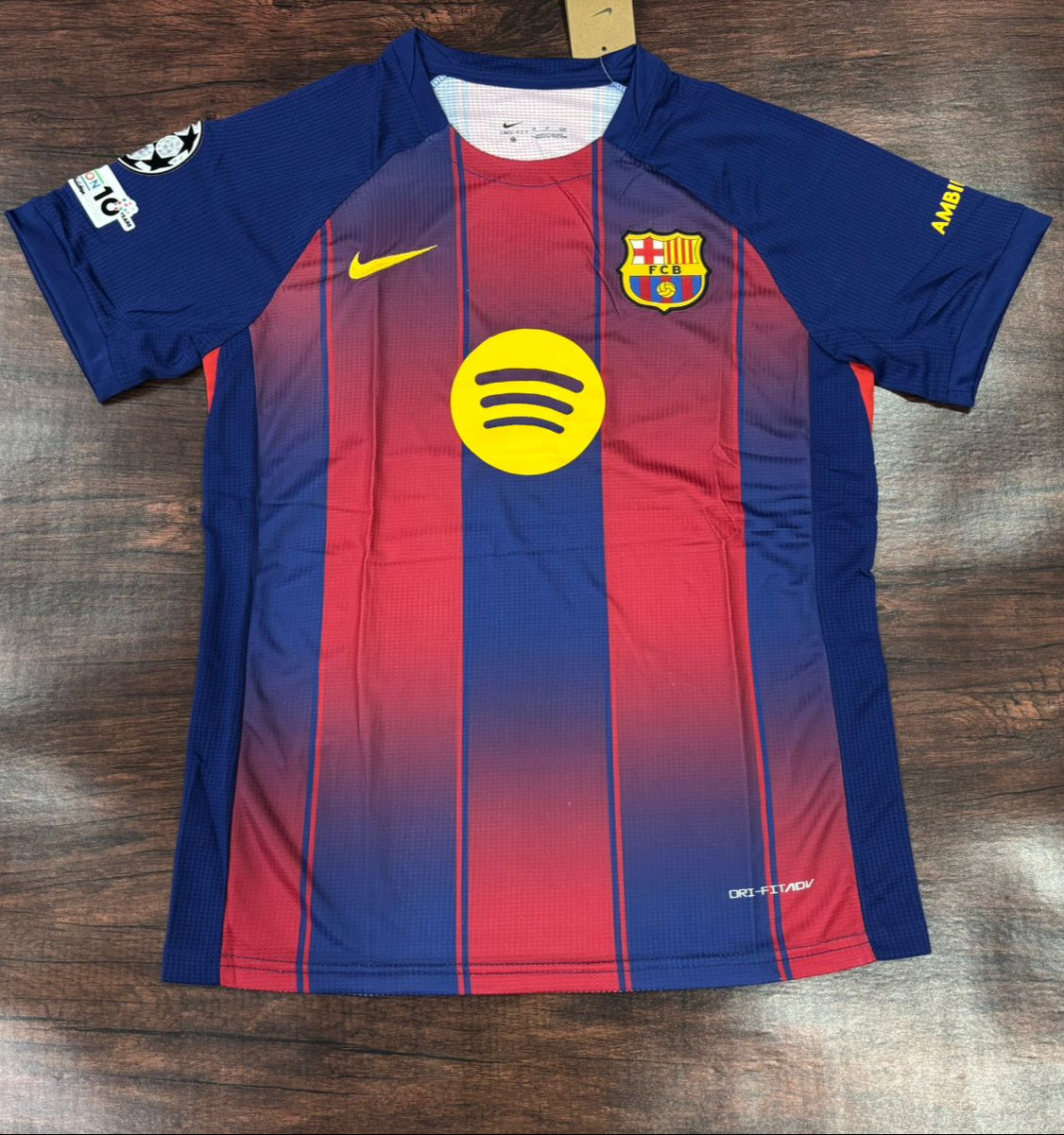 F. C. Barcelona 25/26 Lamine Yamal Home Jersey Stadium Edition without Shorts