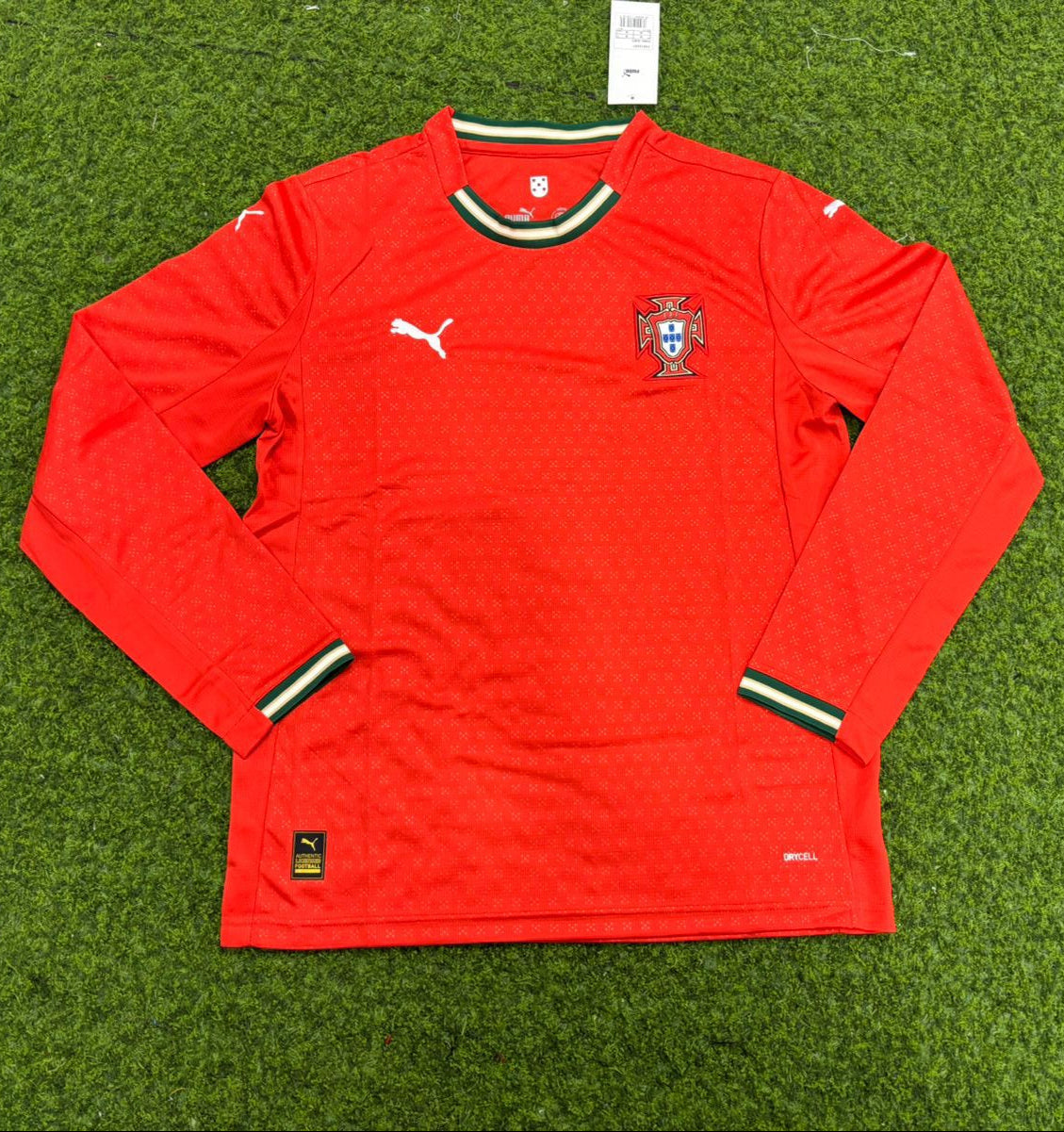 Portugal 25 Long Sleeve Home Jersey without Shorts