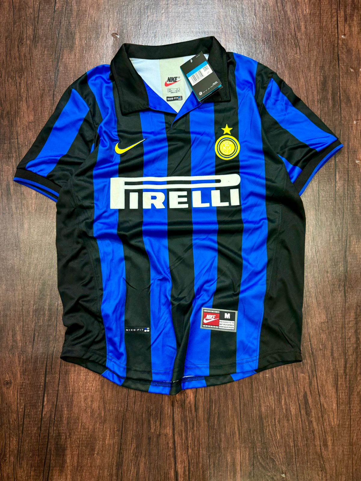 Inter Milan 1998-1999 Home Premium Retro Jersey without Shorts