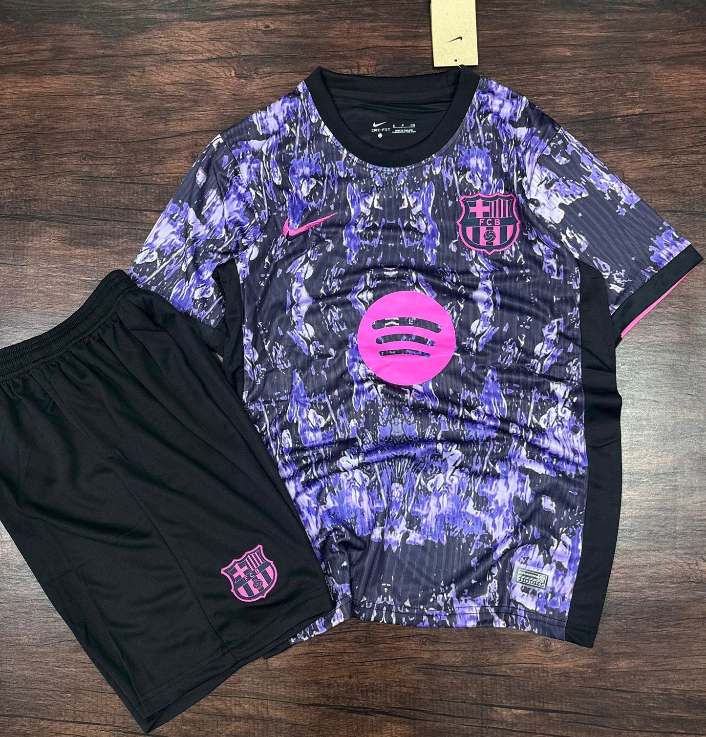 F. C. Barcelona 25/26 Purple Black Special Edition Jersey with Shorts