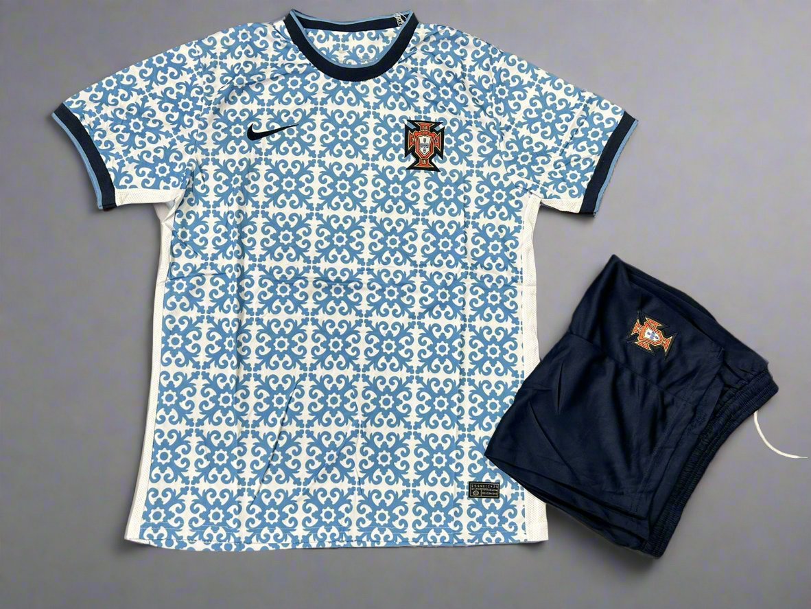 Portugal Euro 24 Away Jersey with Shorts