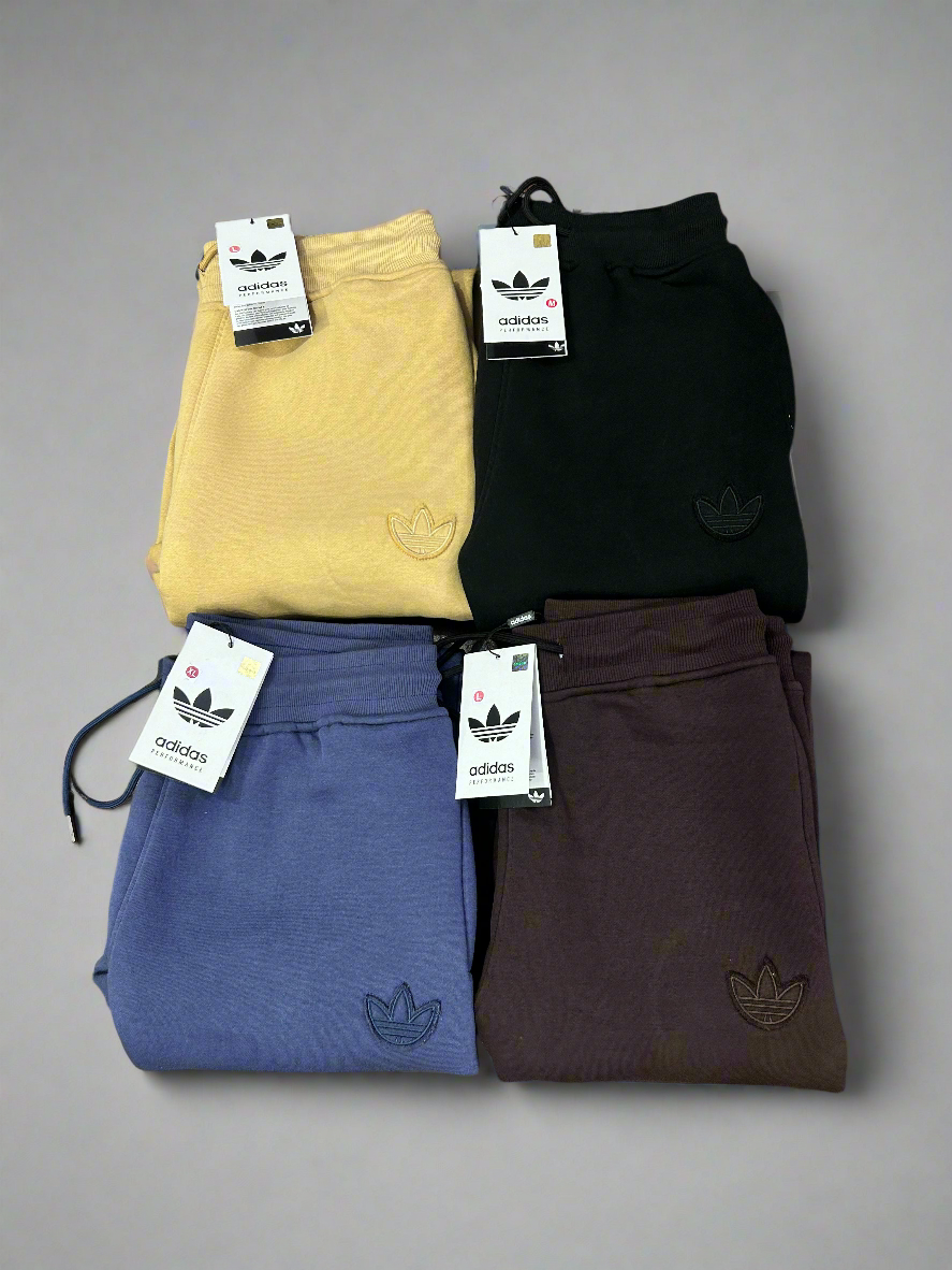 Adidas Three Thread 350 GSM Cotton Fleece Unisex Sweatpants