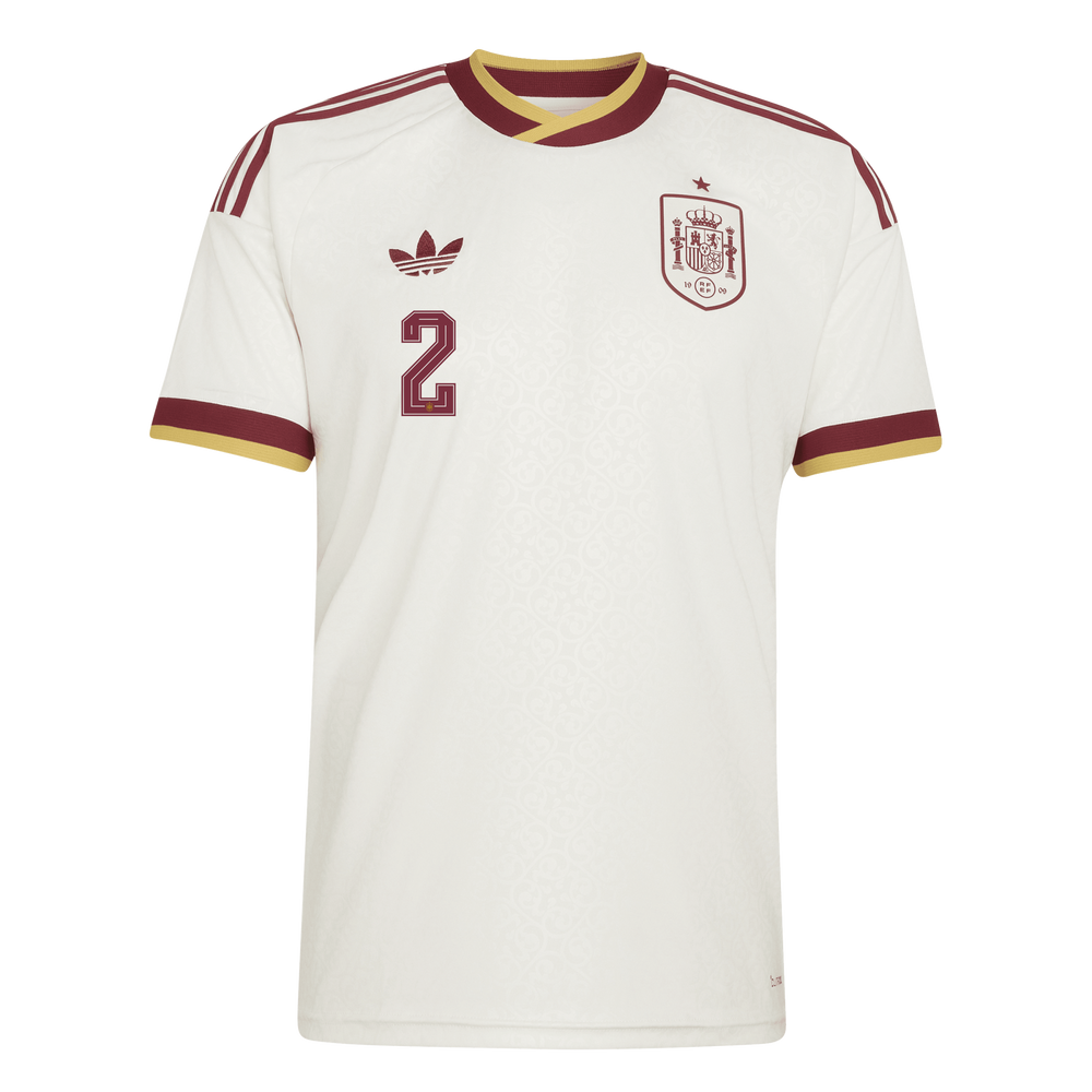 Spain 26 Away Carvajal Player Edition Authentic Jersey without Shorts
