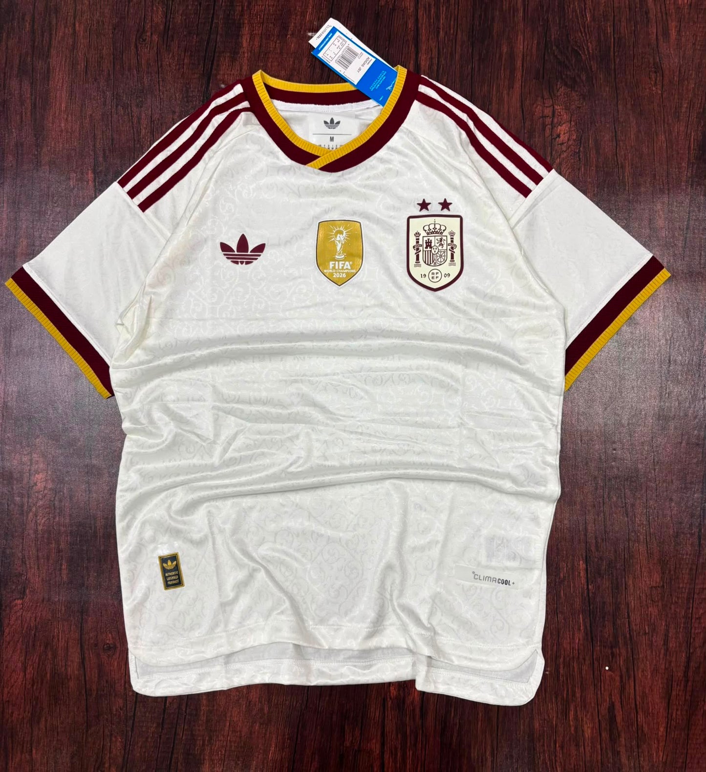 Spain 26 Away Player Edition Authentic Jersey without Shorts