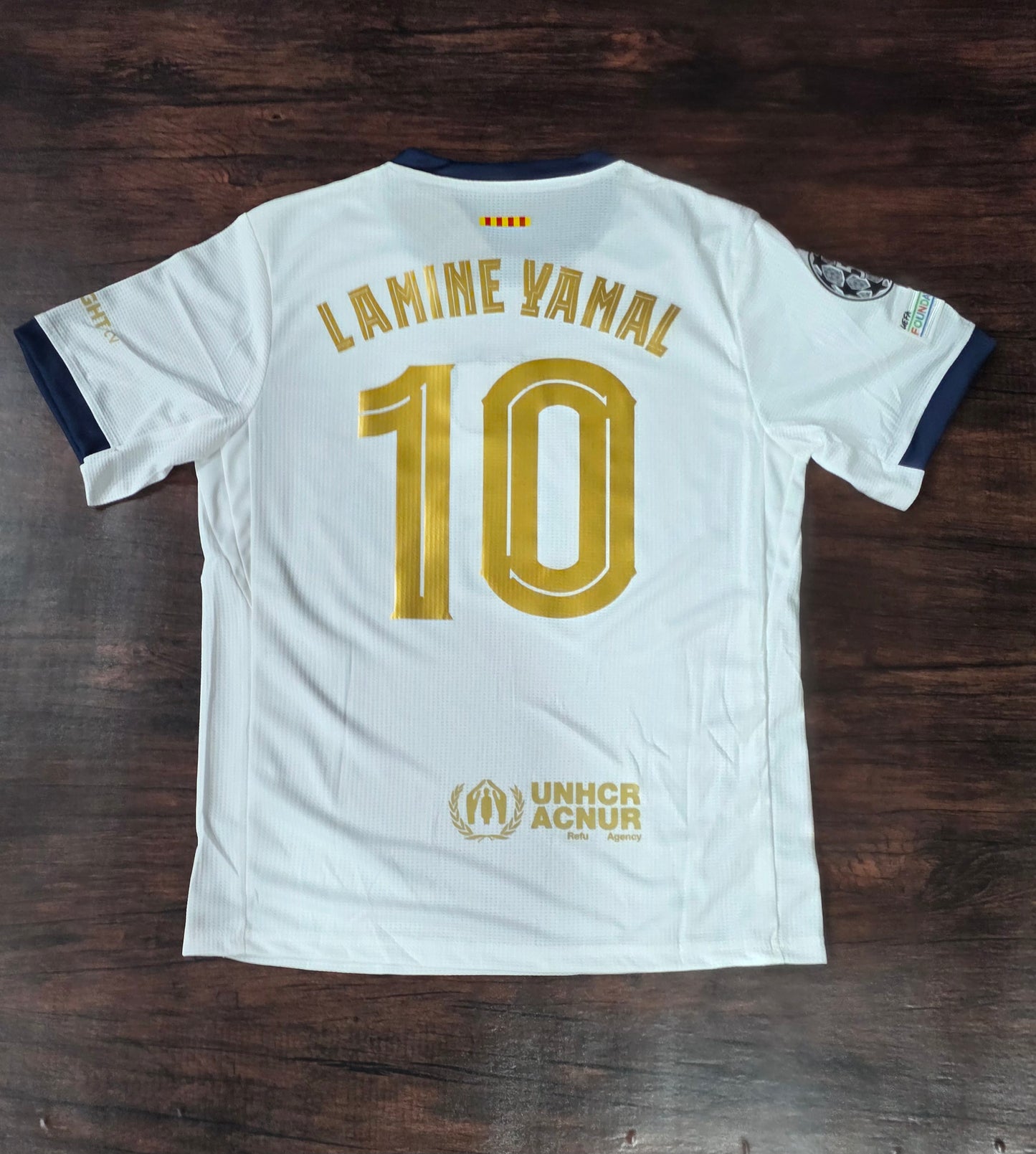 F. C. Barcelona 25/26 Lamine Yamal White Jersey Stadium Edition without Shorts