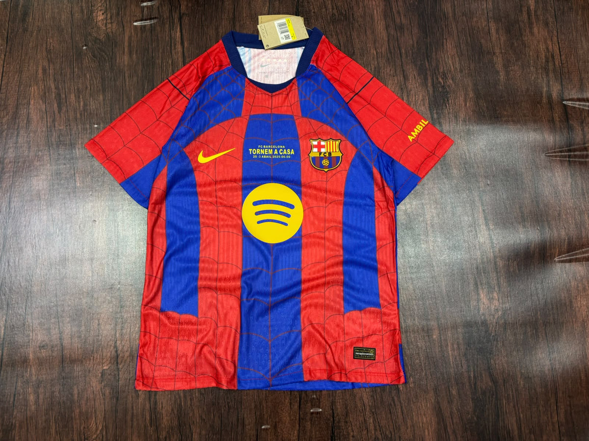 F.C. Barcelona x Spider-Man "Brand New Day" 26/27 Player Version Authentic Jersey without Shorts