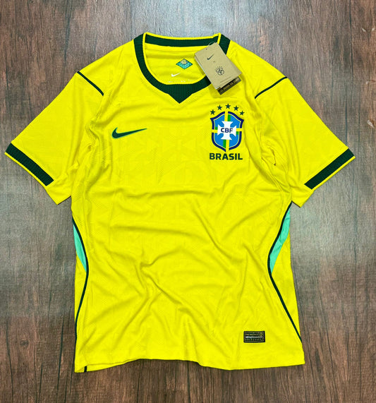 Brazil 26 Home World Cup Player Edition Authentic Jersey without Shorts
