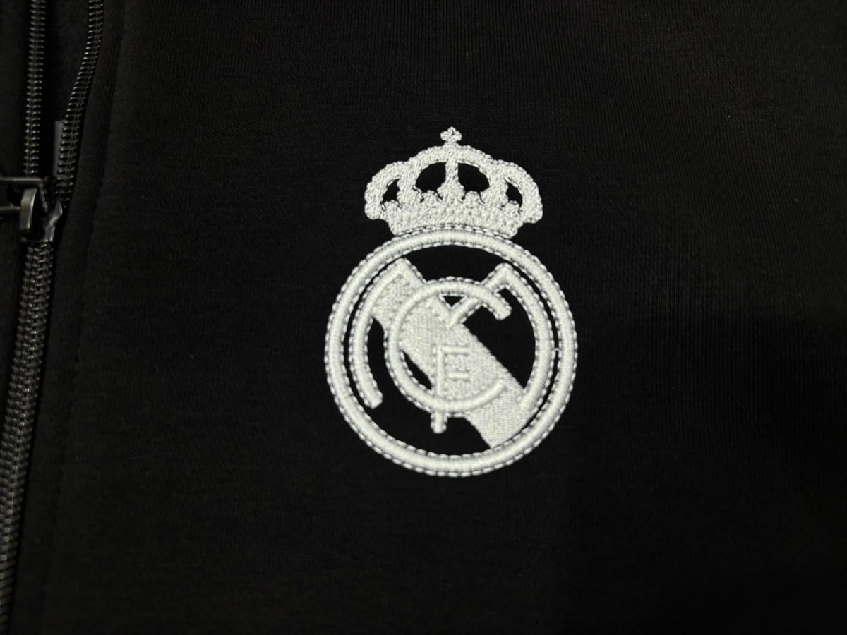 Adidas Real Madrid 2014 - 2015 UEFA Champions League Training Cotton Fleece Zipper