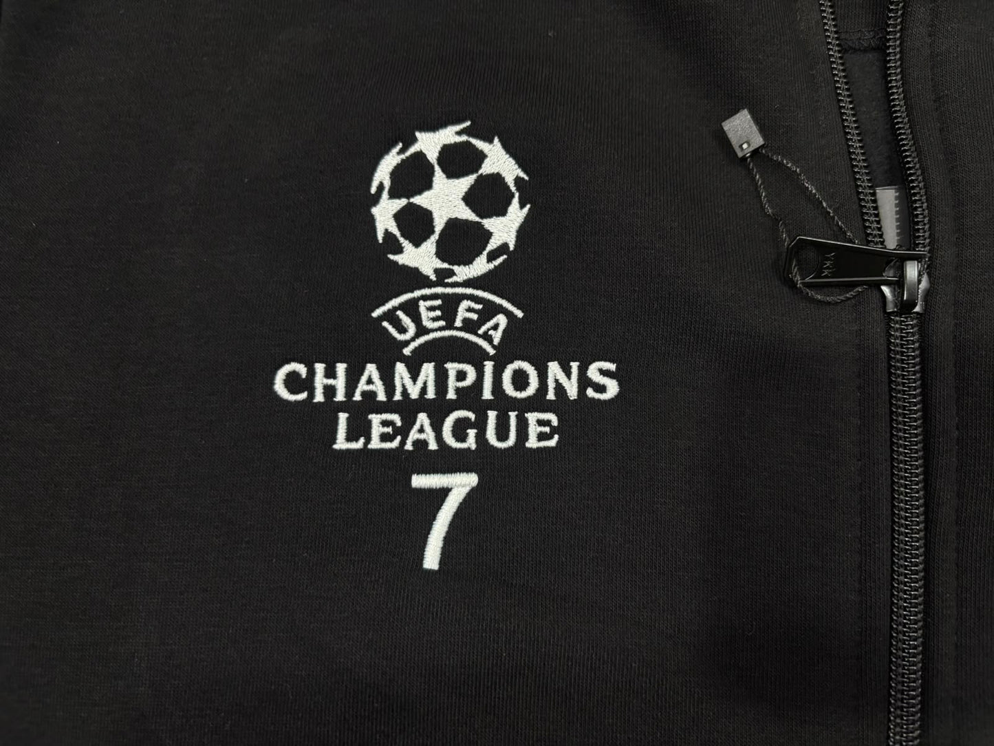 Adidas Real Madrid 2014 - 2015 UEFA Champions League Training Cotton Fleece Zipper