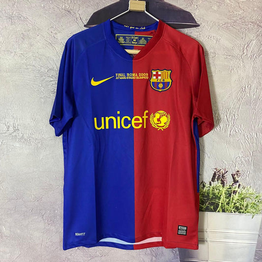 F.C Barcelona Final Roma 2009 Retro Jersey without Shorts