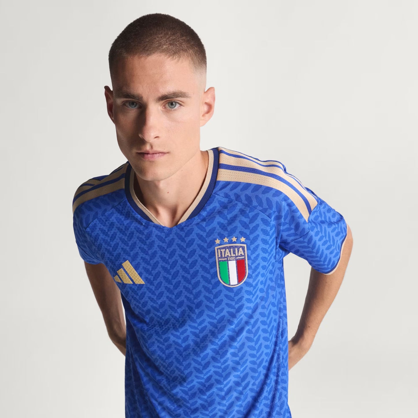 Italy 26 Home Player Edition Authentic Jersey without Shorts