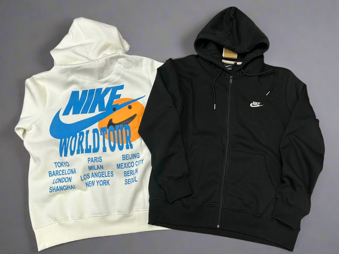 Nike Three Thread World Tour Edition Unisex Cotton Zipper Hoodie