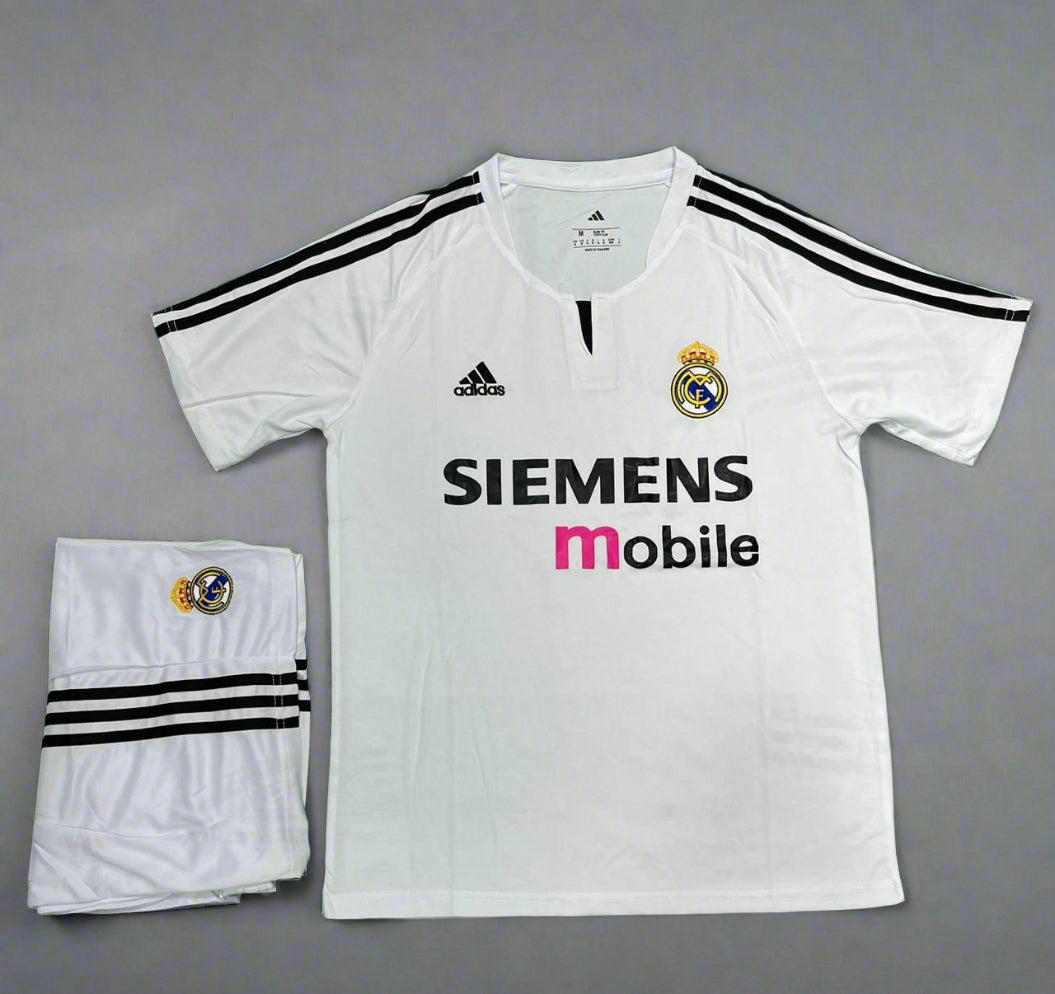 Real Madrid 2003/04 Home Jersey with Shorts
