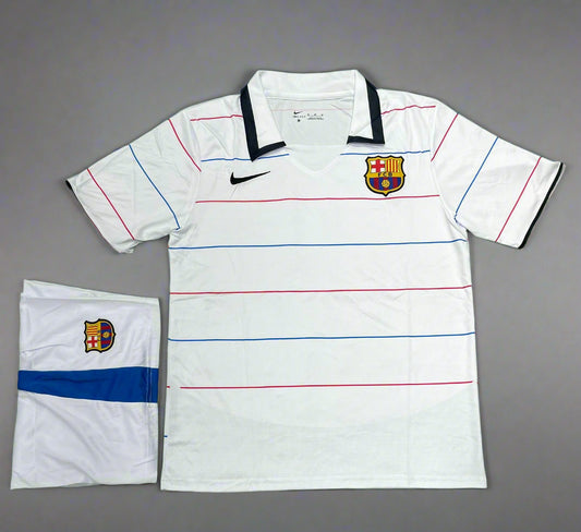 F.C. Barcelona 2003-04 Retro Away Jersey with Shorts