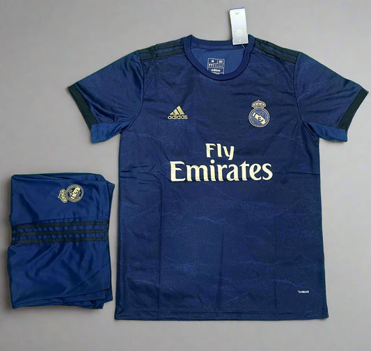 Real Madrid 2019/20 Away Retro Jersey with Shorts