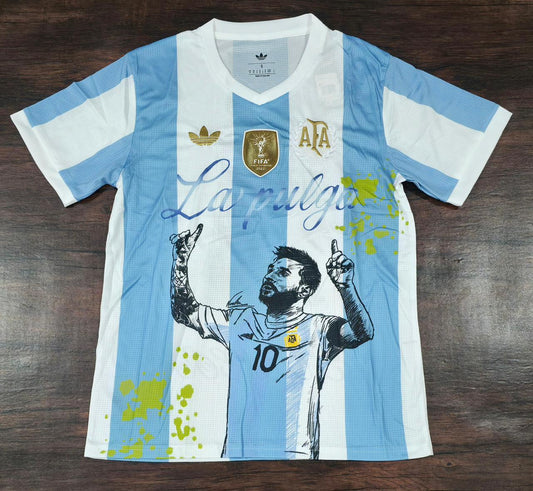 Argentina Lionel Messi World Cup Limited Edition Jersey without Shorts
