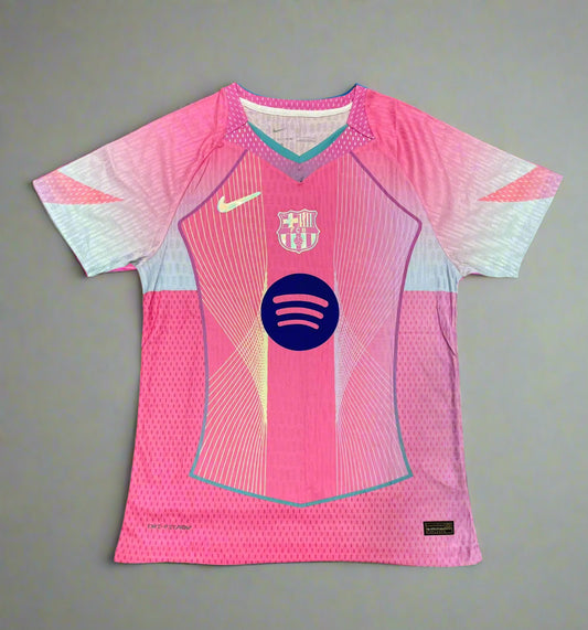 F.C. Barcelona 25/26 Pink Special Edition Player Version Jersey without Shorts