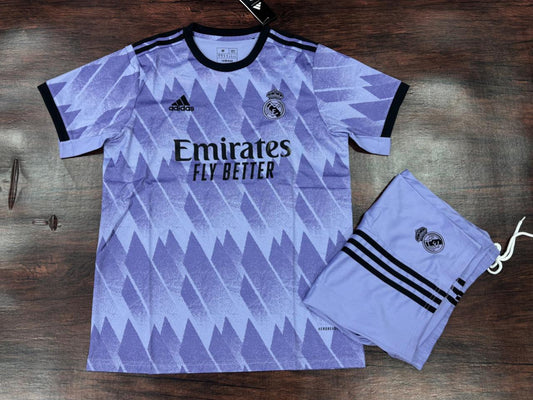 Real Madrid 22/23 Away Jersey with Shorts