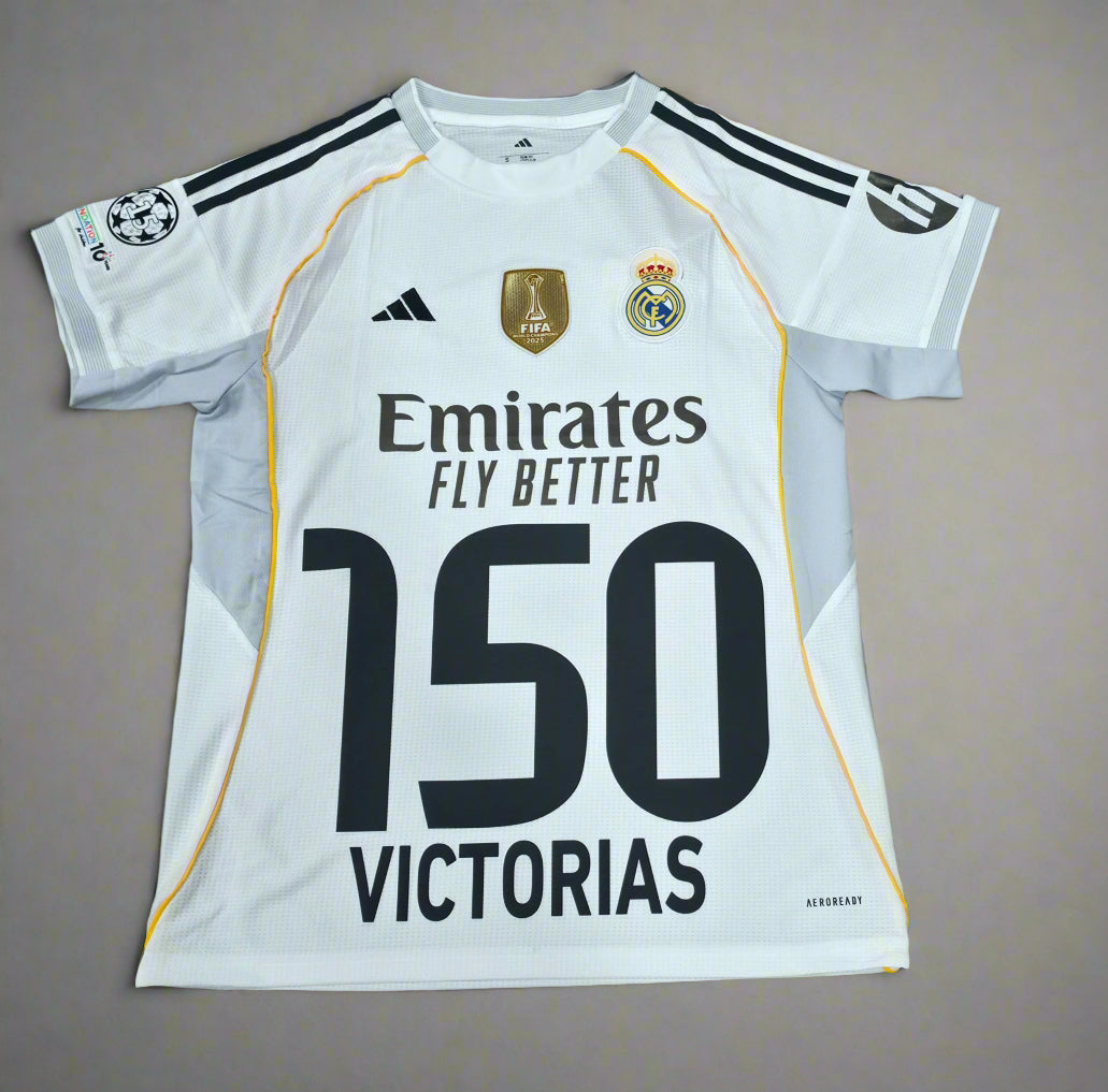 Real Madrid 25/26 Home 150 Victorias Special Edition Jersey without Shorts