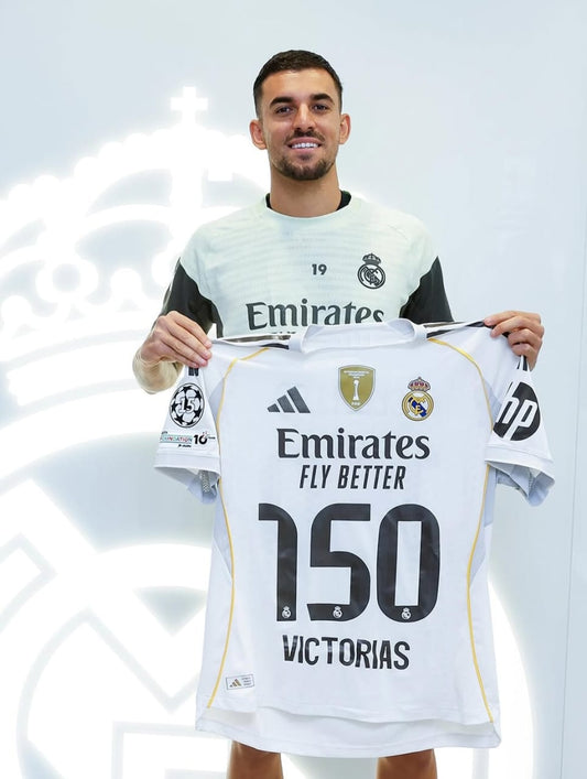 Real Madrid 25/26 Home 150 Victorias Special Edition Jersey without Shorts