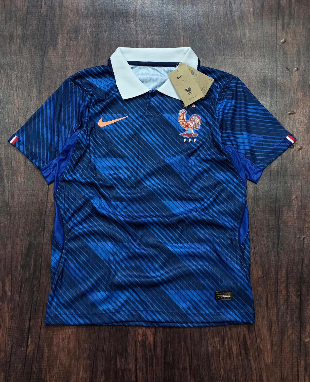 France 26 Home Player Edition Authentic Jersey without Shorts