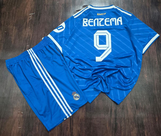 Real Madrid 25/26 Benzema Third Jersey with Shorts