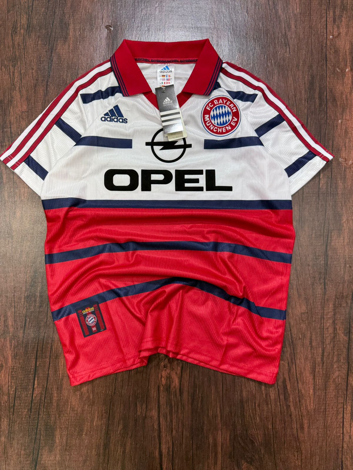 Vintage Adidas 1998-2000 Bayern Munich Away Premium Retro Jersey without Shorts