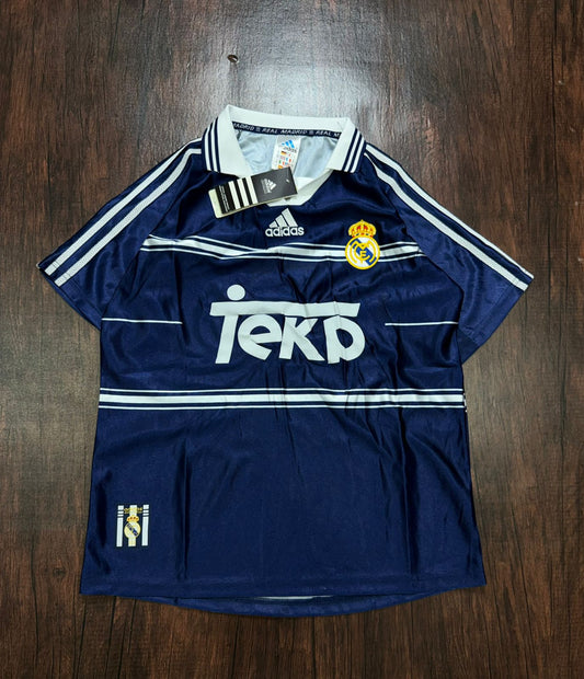 Real Madrid 1998-99 Retro Away Jersey without Shorts