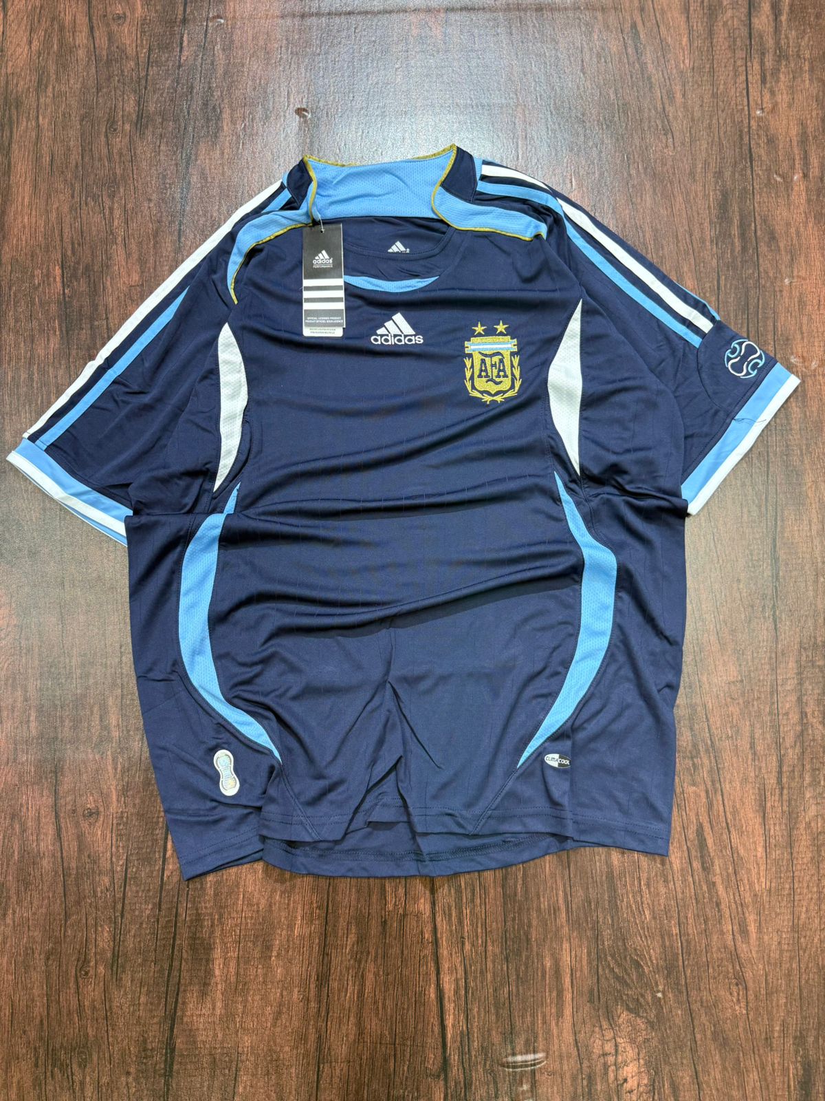 Argentina 2006 Away Premium Retro Jersey without Shorts
