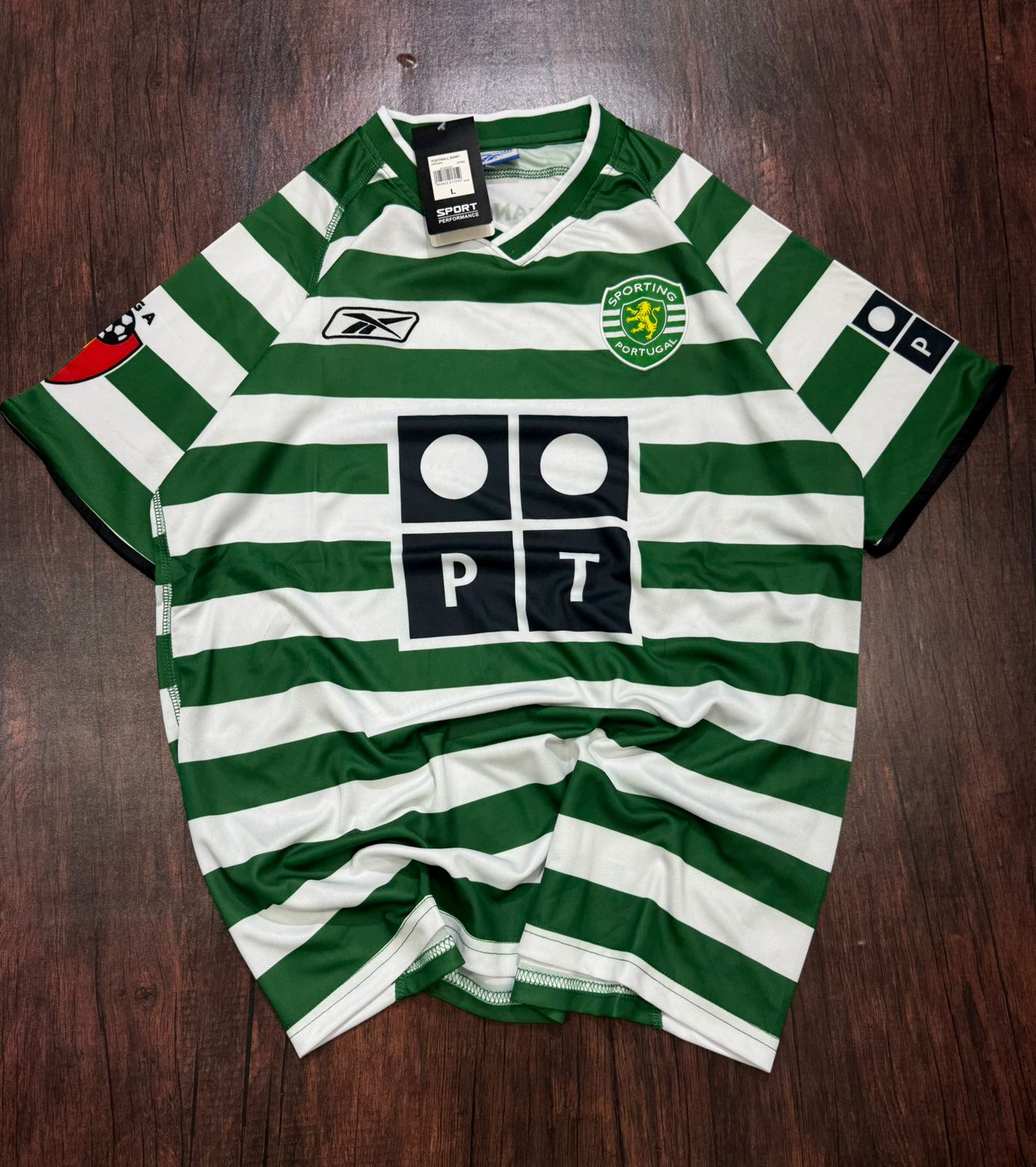 Sporting CP 2002/2003 Home Premium Retro Jersey without Shorts