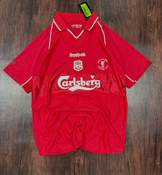 Liverpool FC 2000-01 Premium Retro Home Jersey without Shorts