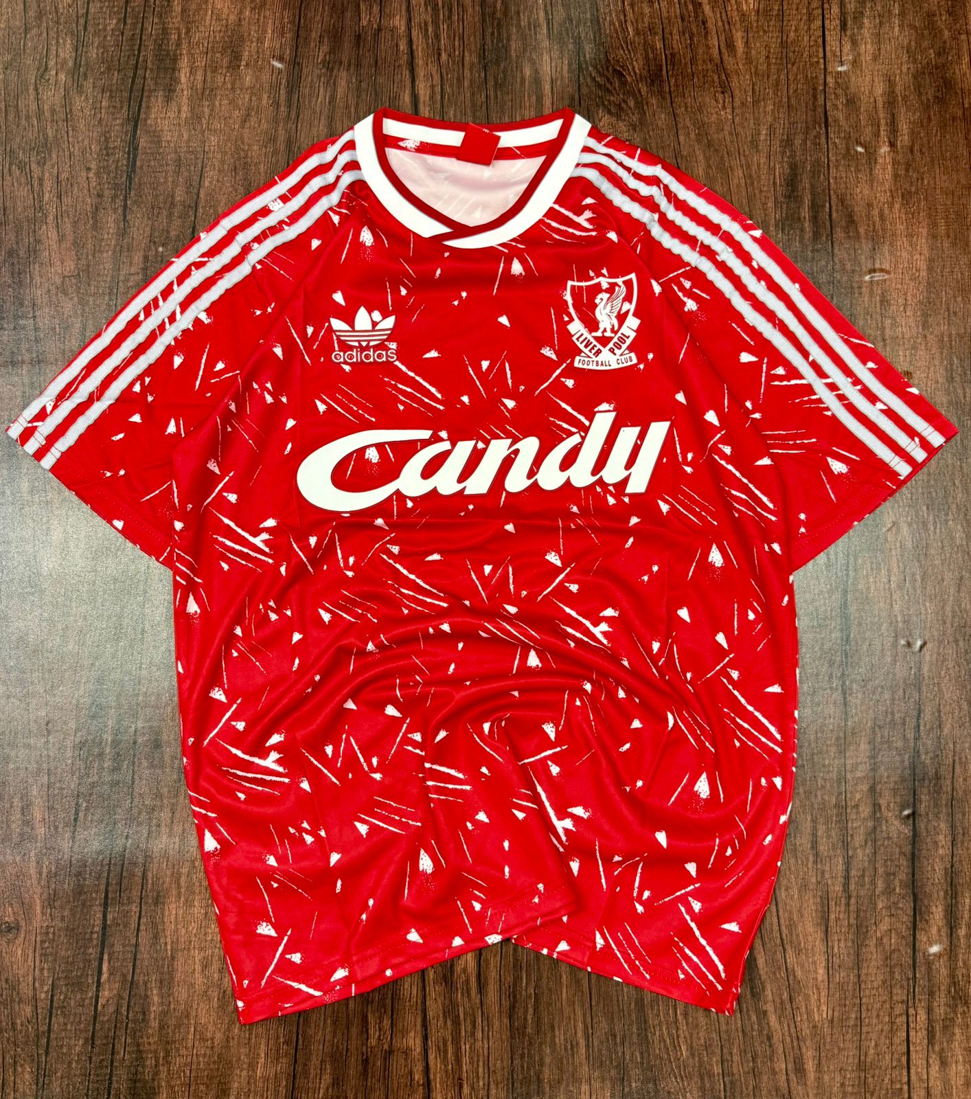 Liverpool Candy 1989-91 Premium Retro Home Jersey without Shorts