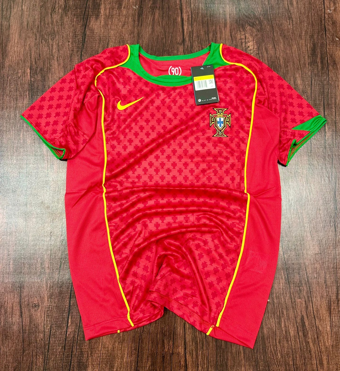 Portugal 2004 Premium Retro Home Jersey without Shorts