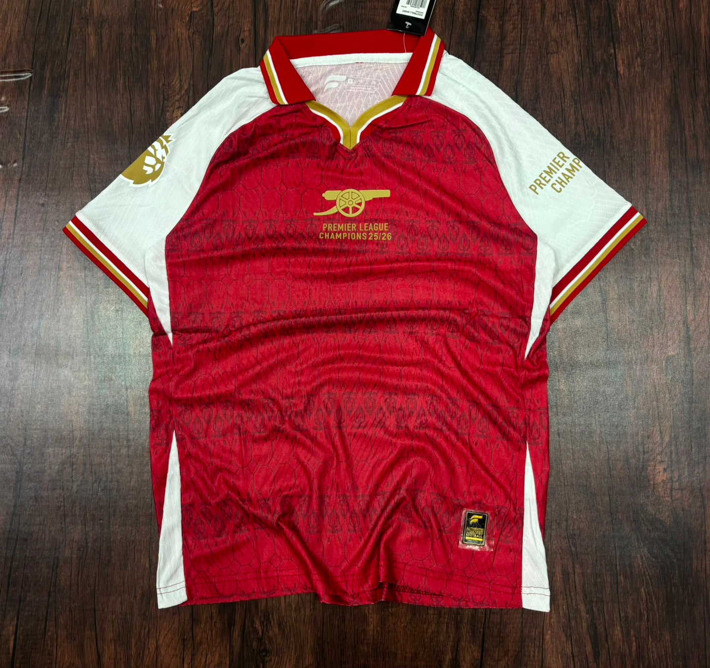 Arsenal Premier League Champions 25/26 Player Version Authentic Jersey without Shorts