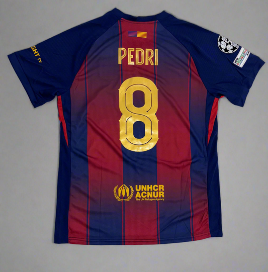 F. C. Barcelona Pedri 25/26 Home Jersey Stadium Edition without Shorts