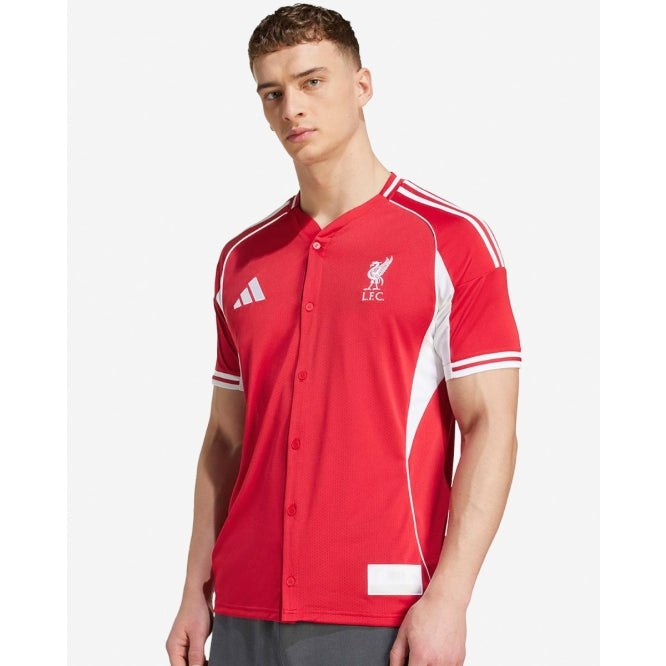 LFC Adidas Mens 25/26 US Pack Shirt Red