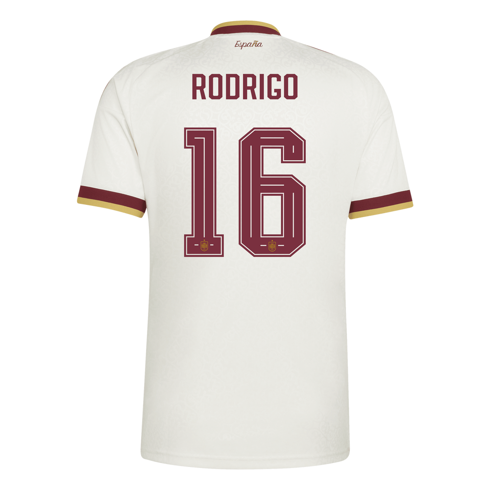 Spain 26 Away Rodrigo Player Edition Authentic Jersey without Shorts