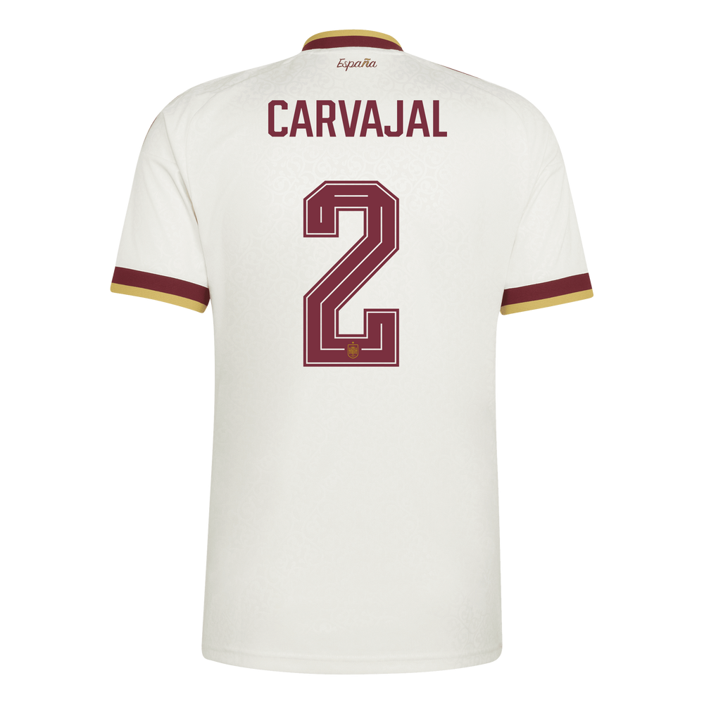 Spain 26 Away Carvajal Player Edition Authentic Jersey without Shorts