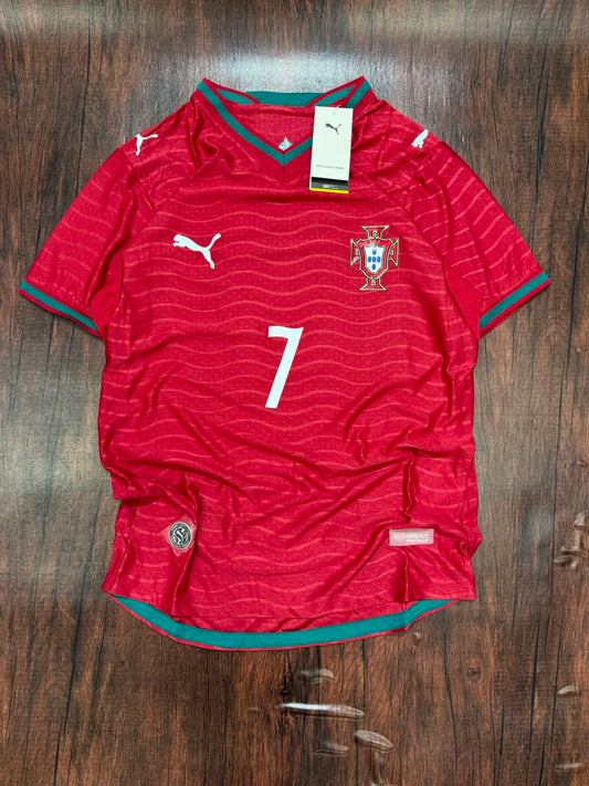 Ronaldo 7 Portugal 2026 Player Edition Authentic Home Jersey without Shorts