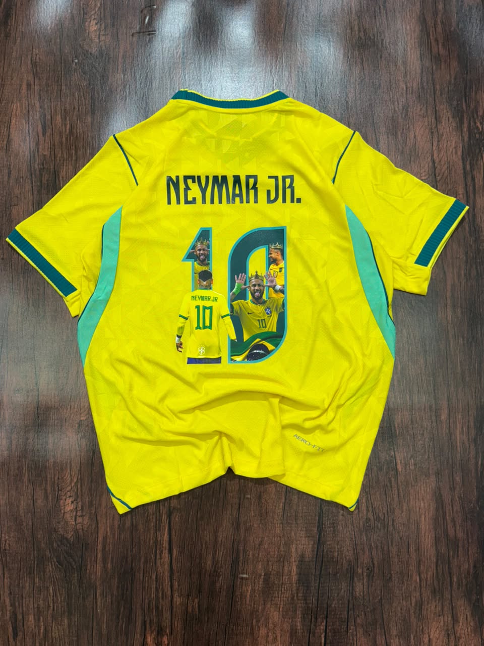 Neymar 10 Brazil 26 Home World Cup Player Edition Authentic Jersey without Shorts