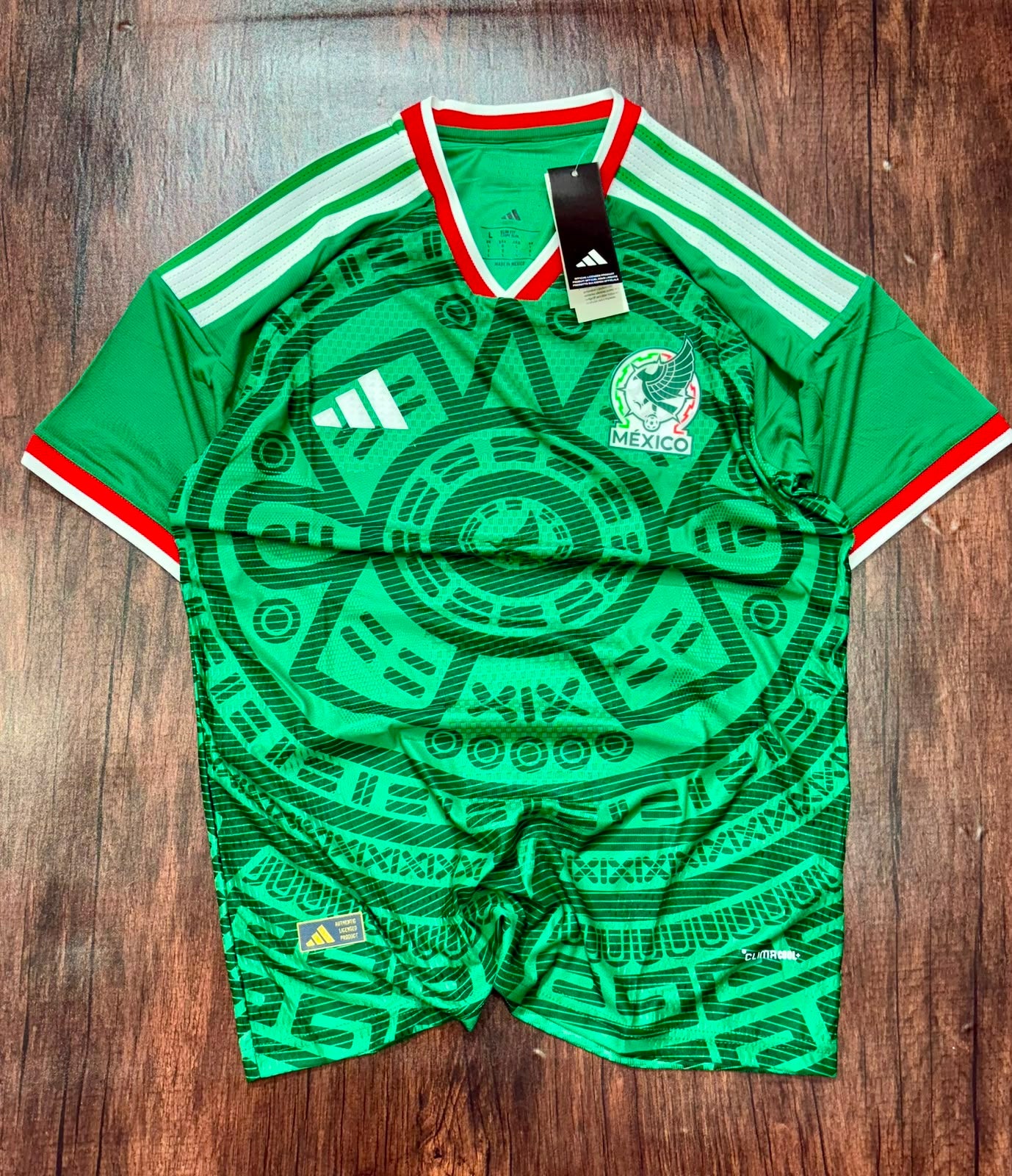 Mexico 26 Home Player Edition Authentic Jersey without Shorts