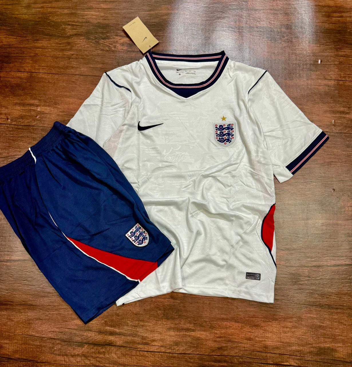 England 26 Home Jersey with Shorts